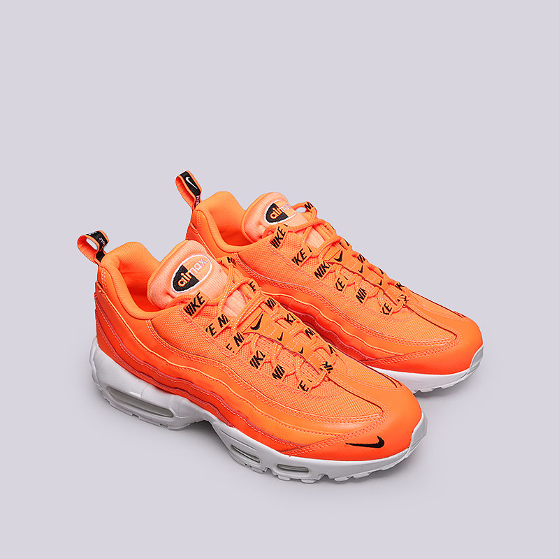 мужские оранжевые кроссовки Nike Air Max 95 PRM 538416-801 - цена, описание, фото 2
